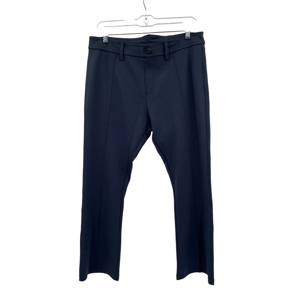 NWOT American Giant Women's Navy Pants USA Made Stretch Ponte heritage 16‎ flare